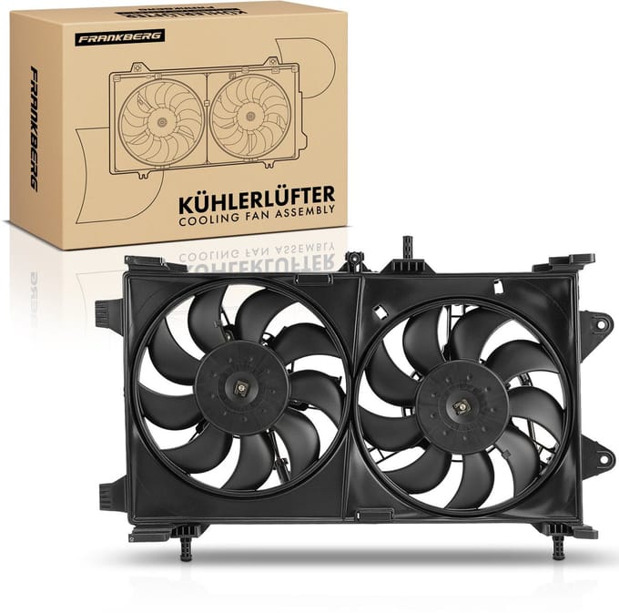 Frankberg 1x Koelventilator voor Fiat Punto Kasten/Schrägheck