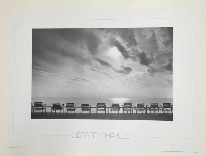 Poster - Zenith - Gerard Chaville - Zwart/Wit - Jaren 80 - 45x60 cm
