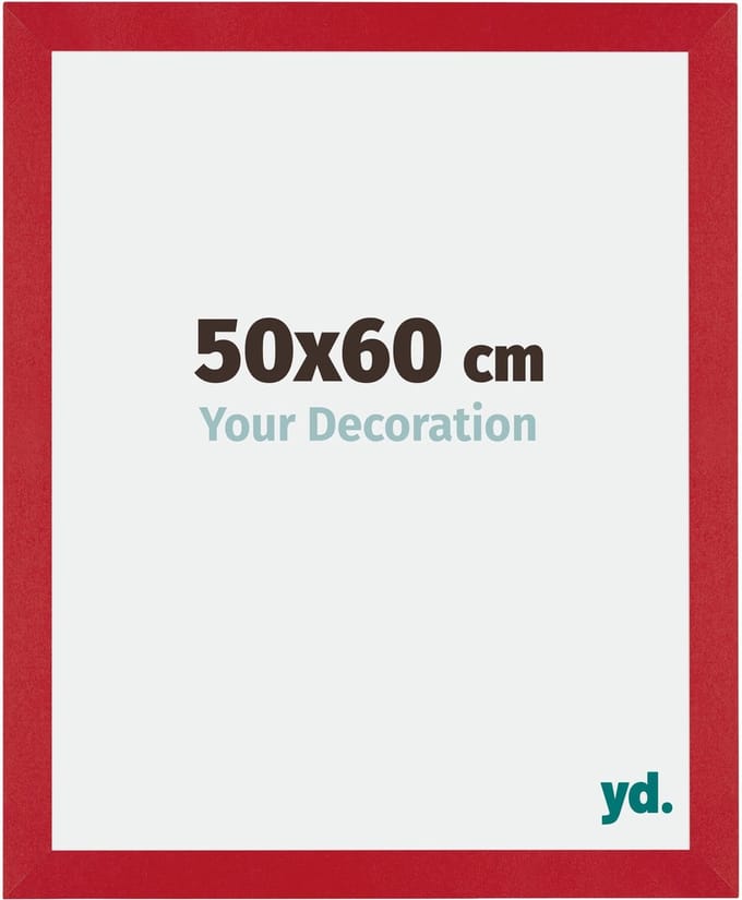 Your Decoration - Fotolijst 50x60 cm - MDF - Rood - Mura