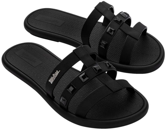 Melissa Sun Atlantis Slippers Zwart EU 35-36 Vrouw