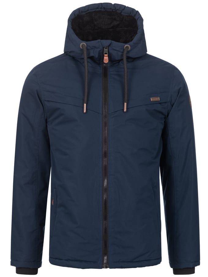 Alessandro Salvarini heren winterjas AS-331 met teddyvoering en capuchon