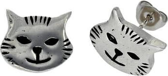 Kitty kat Staart oorknopjes | kat oorknopjes