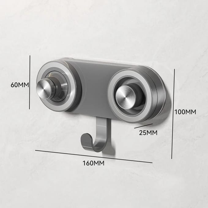 Support de rangement pour sèche-cheveux à ventouse murale Appliquer Laifen Dyson Salle de bain et ameublement de maison Support pour sèche-cheveux non perforé gray