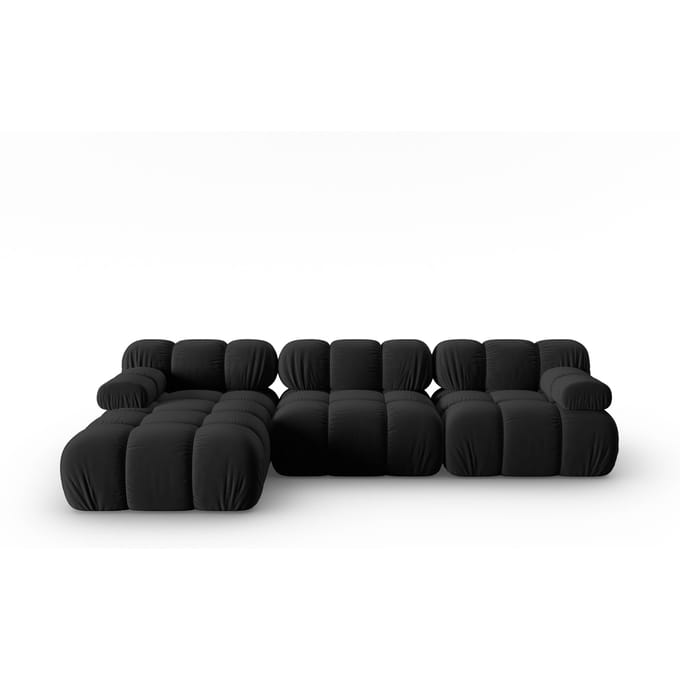 Modulaire-4-zitshoekbank Tropea links velvet | Milo Casa