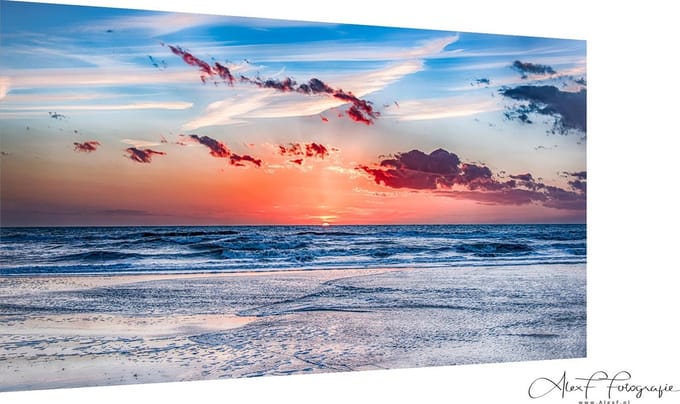 Foto op Canvas, Last Light (120x70cm)