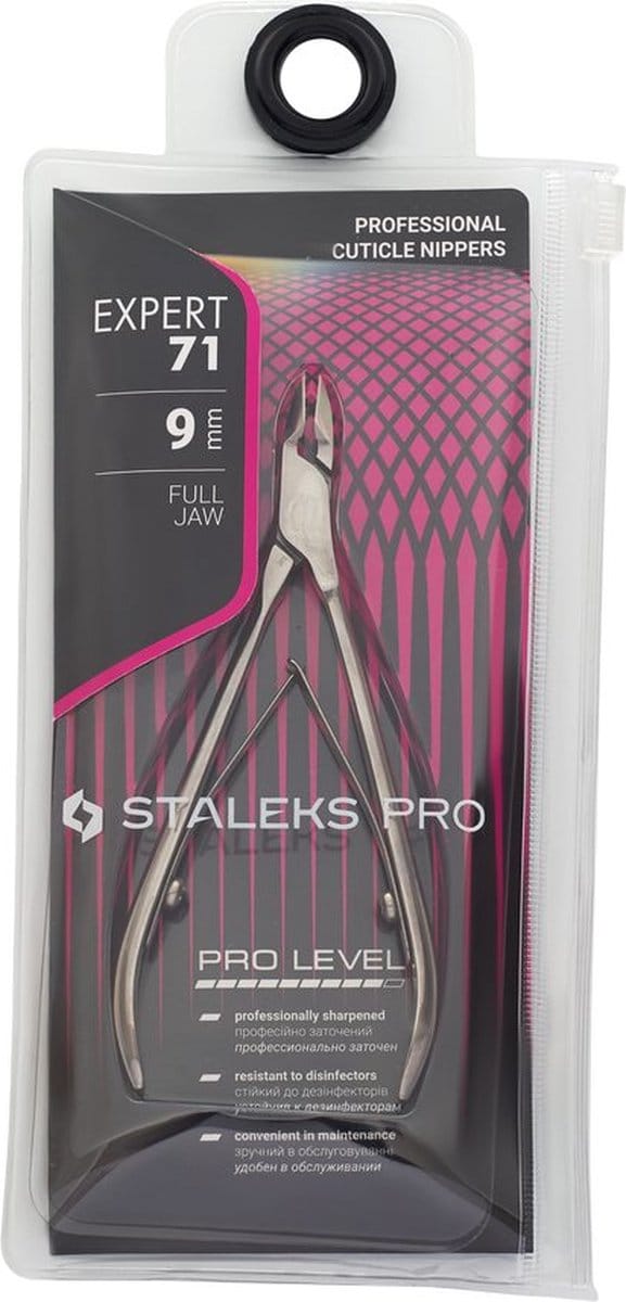 Staleks Pro Expert 71 - 9mm - Full Jaw - Cuticle Nippers