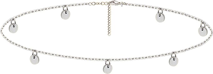 good.designs Voetketting met zeven muntjeshangers
