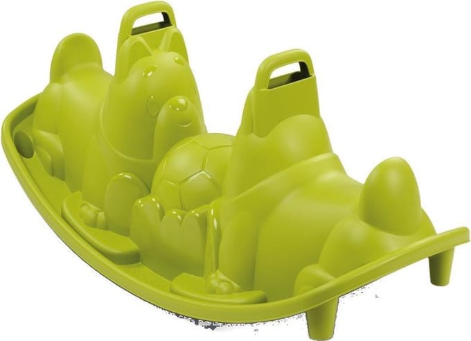 Smoby - Schommel - Hond - Groen - 115 x 49,5 x 50,7cm