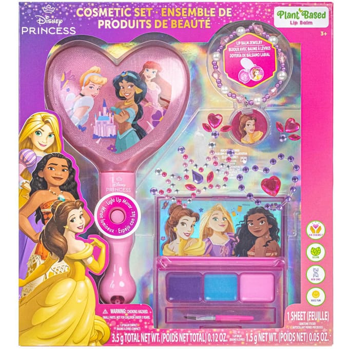 Disney princess light-up spiegel en make-up set