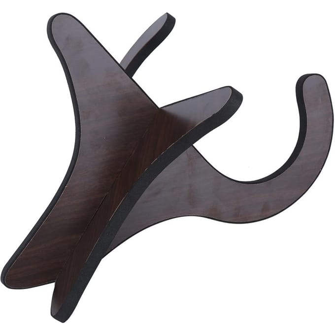 Draagbare Houten Standaard Afneembaar Rek Viool Beugel Ukulele Houder Muziekinstrument Accessoires black