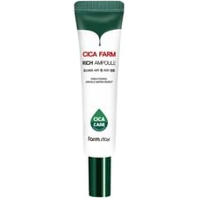 Farm Stay Cica Farm Rich Ampoule 30ml +RANDOM GIFT black