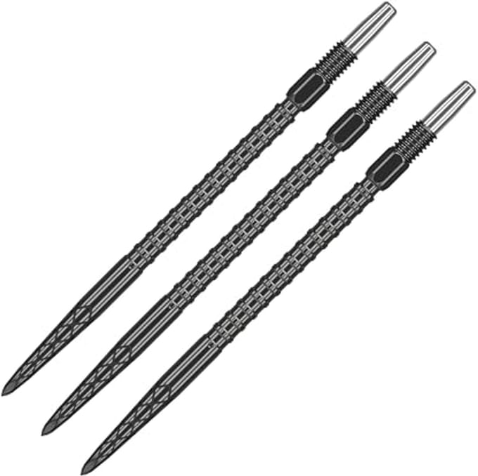 Dart Punten - Verwisselbare Tips - Dart Spel Aanpassen - Gepatenteerd Sluitsysteem - 35MM - Zwart