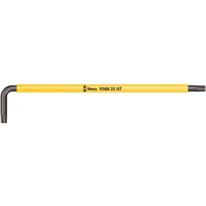 Inbussleutel, haaks, ret. functie, lang Wera 967 SXL HF TORX 25