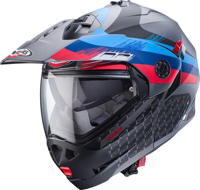 Caberg Tourmax X Sarabe Grijs Blauw Systeemhelm - Helm