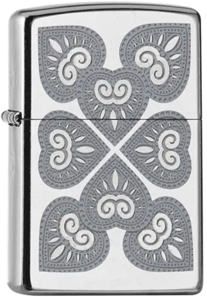 Zippo aansteker Heart Design