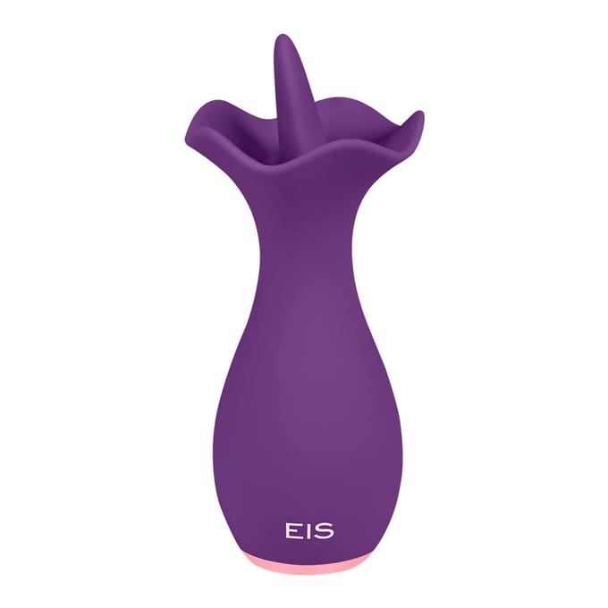 Schattige oplegvibrator in bloemdesign, 11,7 cm