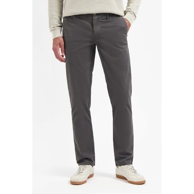 No Excess Pants Stretch Garment Dyed Dark Grey Größe: W28L34 | Chinos Outlet | Herren | Grau
