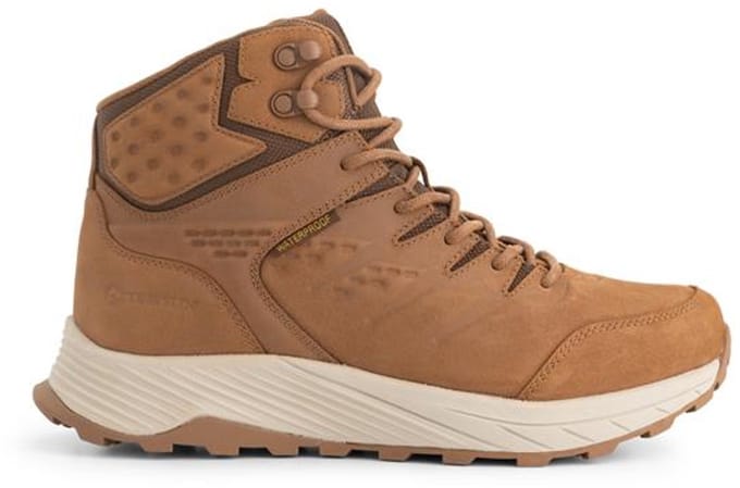Travelin' Hobro Dames - Halfhoge wandelschoenen - Waterdicht - Cognac