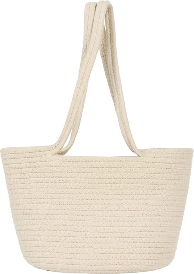 Tas Katoen - 32x18x10 cm - Beige