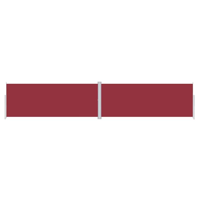 vidaXL - Windscherm - uittrekbaar - 200x1000 - cm - rood
