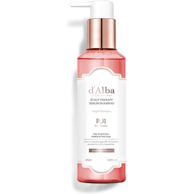 [d'Alba] Professioneel Herstellend Scalp Therapie Serum Shampoo Roos Freesia 275ml