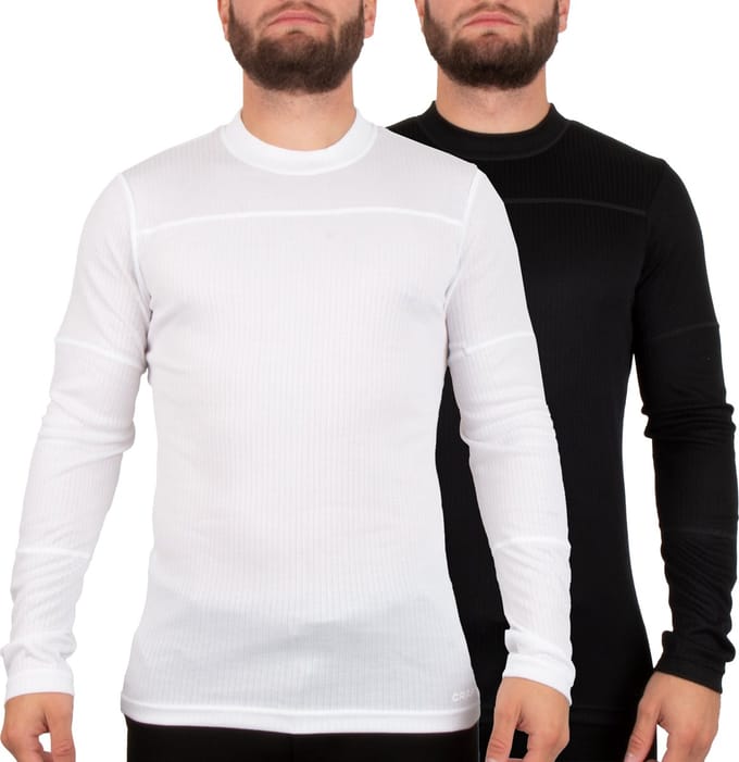 Craft - Core 2-pack Baselayer - Thermoshirt - Zwart/Wit - Heren - XXL