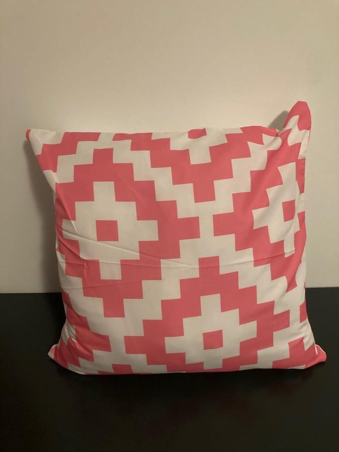 Nordic Geometry Collection Kussenhoes – Pink Edition - 45x45 cm