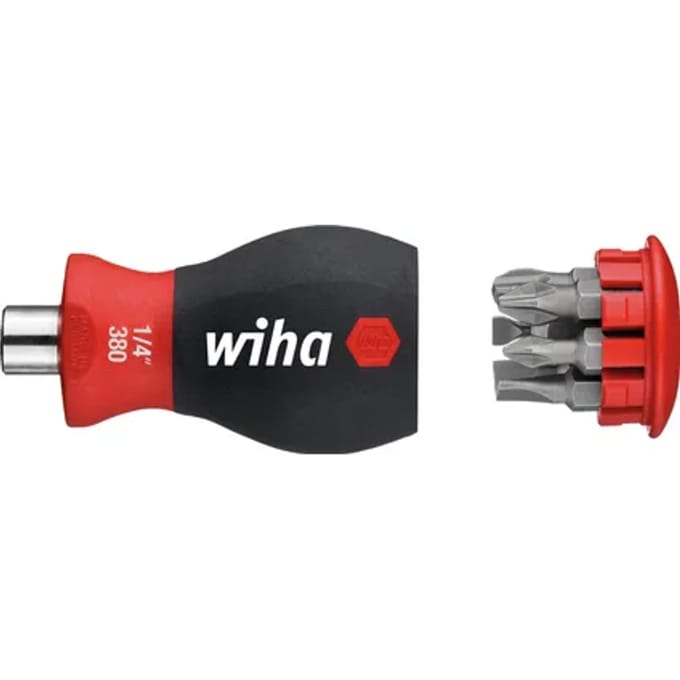 Wiha Schroevendraaier Met Bitmagazijn Stubby 25mm