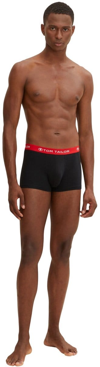 Tom Tailor - Korte boxershorts in een set van 3 - Maat M/5 - black-dark-solid