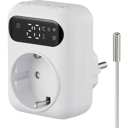 Sygonix SY-6824096 Universele thermostaat Montagewijze: Tussenstekker Weekprogramma 1 stuk(s)