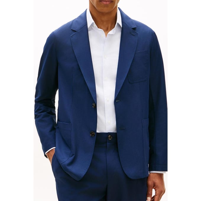 Tommy Hilfiger Dc Performance Airdot Blazer Navy Iris Größe: 50 | Blazer Outlet | Herren | Violett