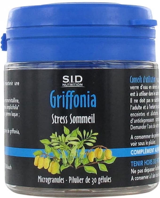 S.I.D Nutrition Stress Slaap Griffonia 30 Capsules