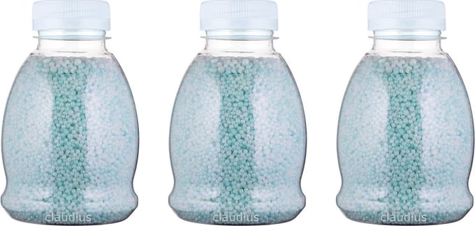 Badkaviaar Hamam - 225 gram - met transparante dop - set van 3 Stuks - bad parels voor in bad