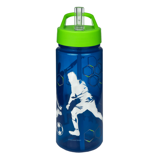 Undercover drinkfles voetbal 500ml - BPA-vrij - kindvriendelijk ontwerp.