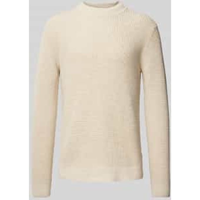 Gebreide pullover met ribboorden, model 'VIGGO'