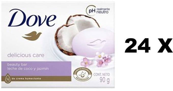 Dove Zeep Cocos & Jasmijnblaadjes - 24 x 90 Gram