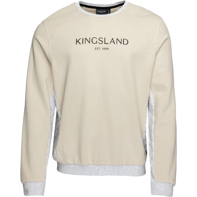 Ruitersweatshirt met ronde hals Kingsland Jiro
