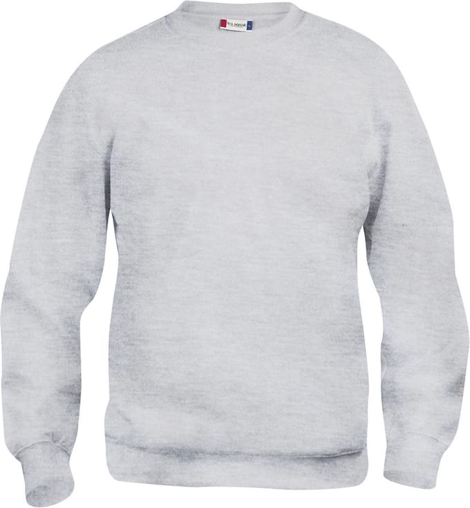 Clique Basic Roundneck 021030 - Grijs-melange - M