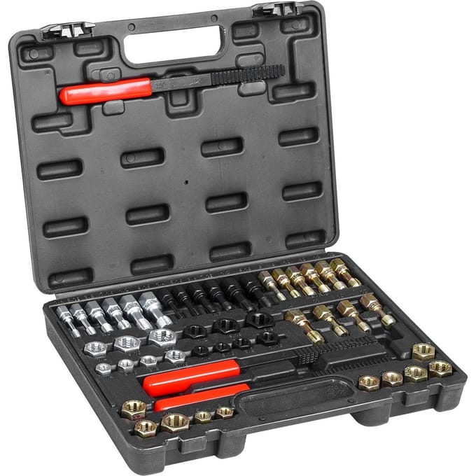 49 STUKS Schroefdraad Schraper Set UNC UNF Metrisch Schroefdraad Hersteller Gereedschap Her threaden