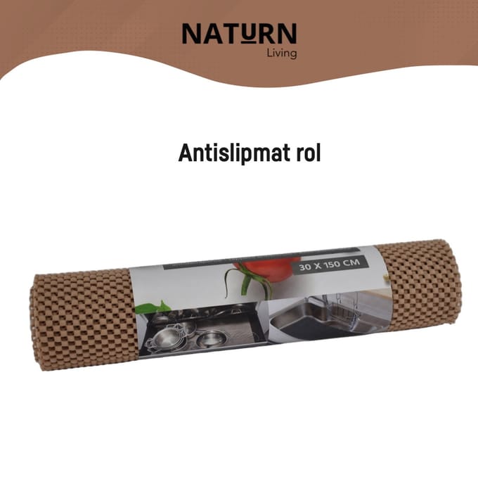 Antislipmat rol | 150 x 30 cm | Multifunctionele antislipmatten | Bruin