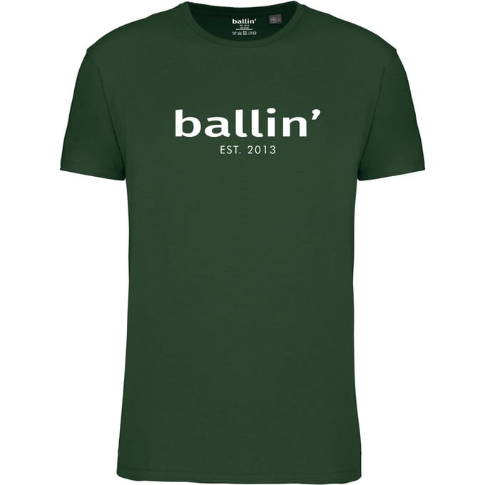 Ballin Est. 2013 - Heren Tee SS Regular Fit Shirt - Groen - Maat L