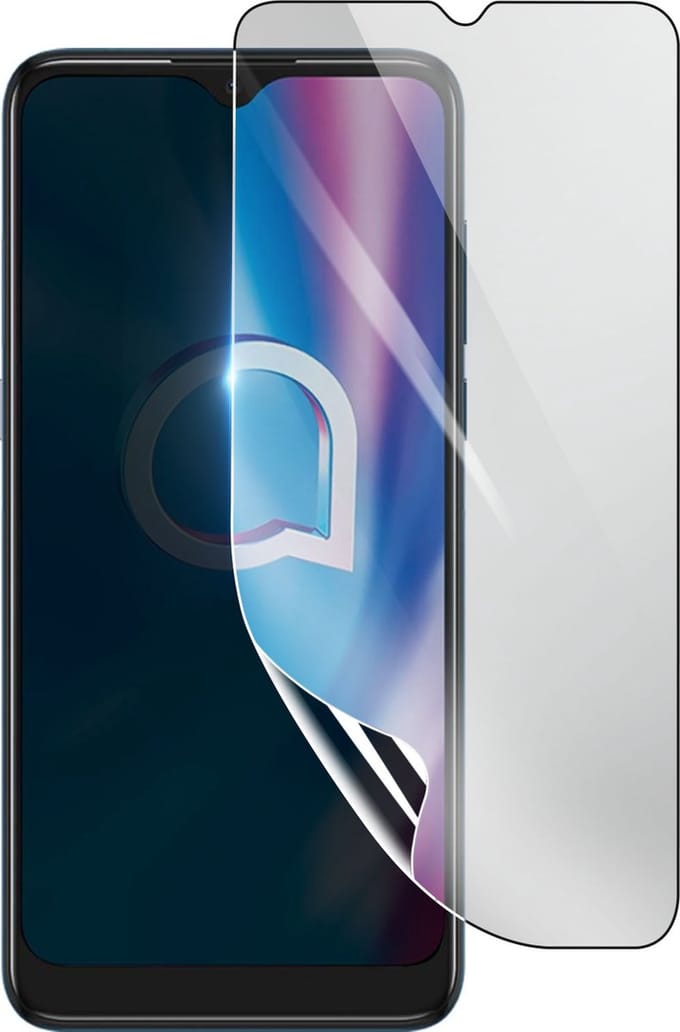 3mk, Geschikt voor Alcatel 1S 2020, Schokbestendige Hydrogel Screenprotector, Transparant