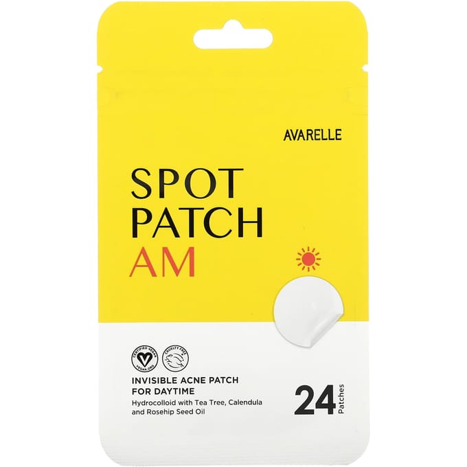 Avarelle, Patchs Spot AM, 24 patchs transparents white