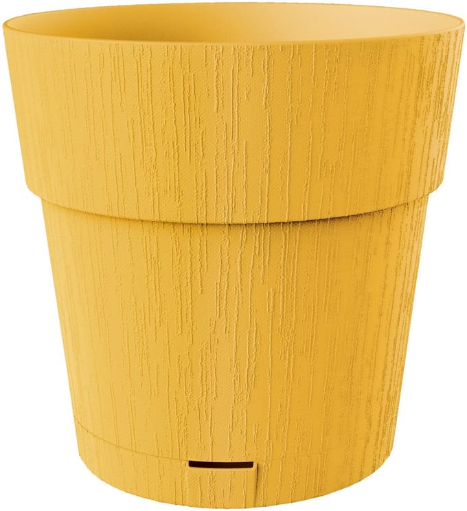 STEFANPLAST ETHICA Bloempot - 2 L - 40 x h39 cm - Met waterreservoir - Mosterdkleur