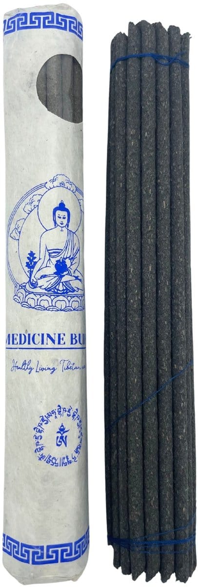Rolled Pack of 30 Premium Tibetan Incense - Medicine Buddha