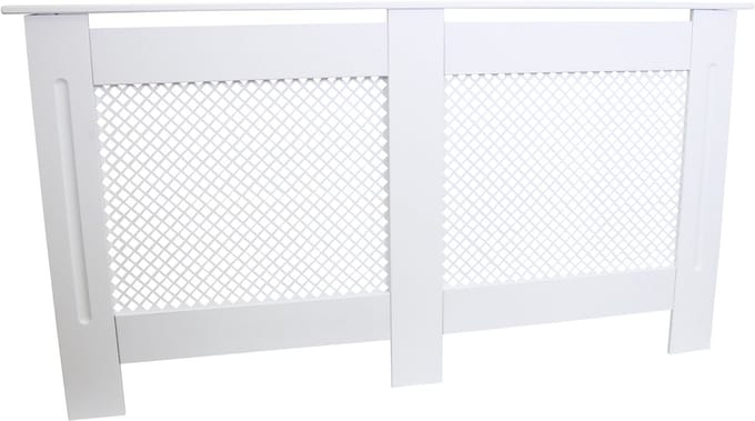 Radiator Cover MDF White 1515mm