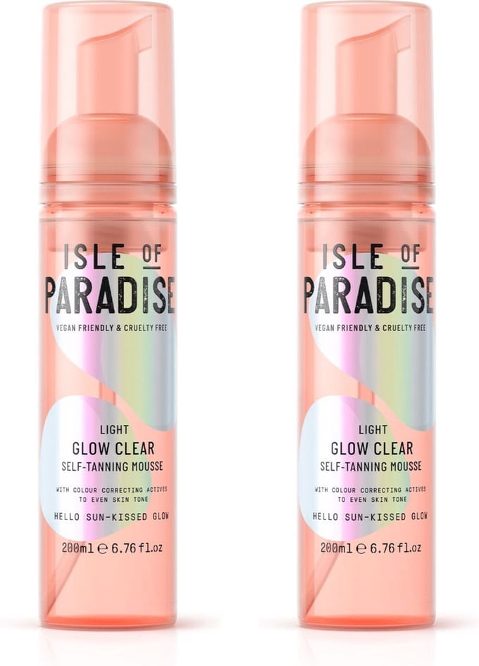 Isle of Paradise - Light Glow Clear Self Tanning Mousse 400 ml