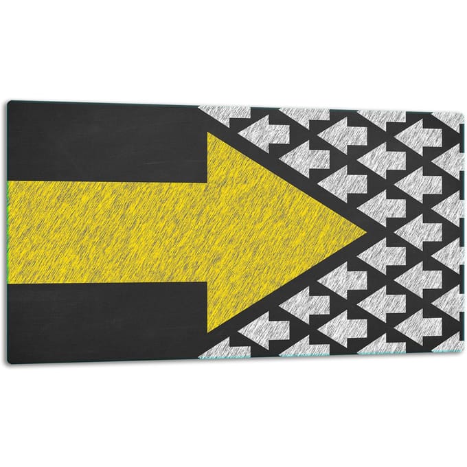 TMK ArtDeko - Snijplank - Glas - 52x30cm - Hoge Kwaliteit