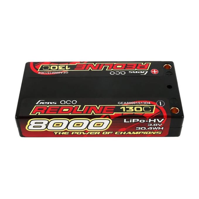 Gens ace &Tattu Lipo Battery 8000mAh 3.8V 1S2P 130C