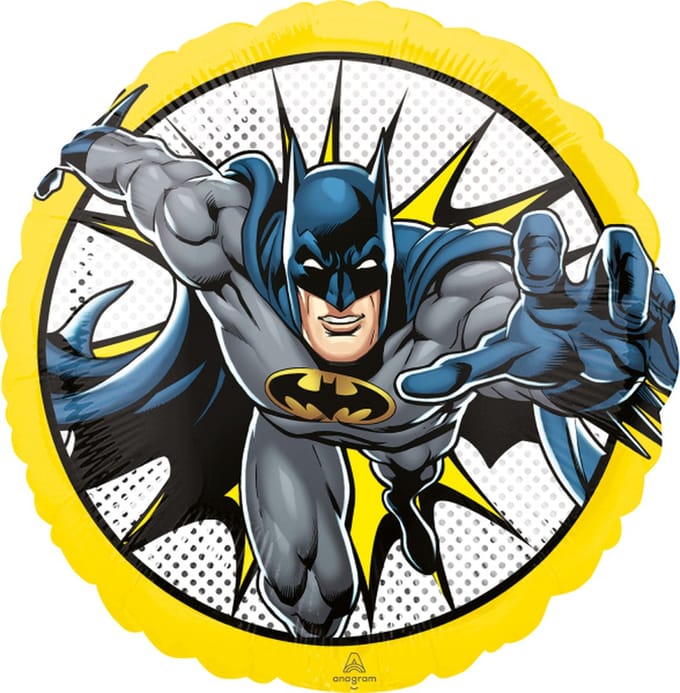 Amscan - Batman - Superheld - Folie ballon - 43cm - Leeg - 1 Stuks.